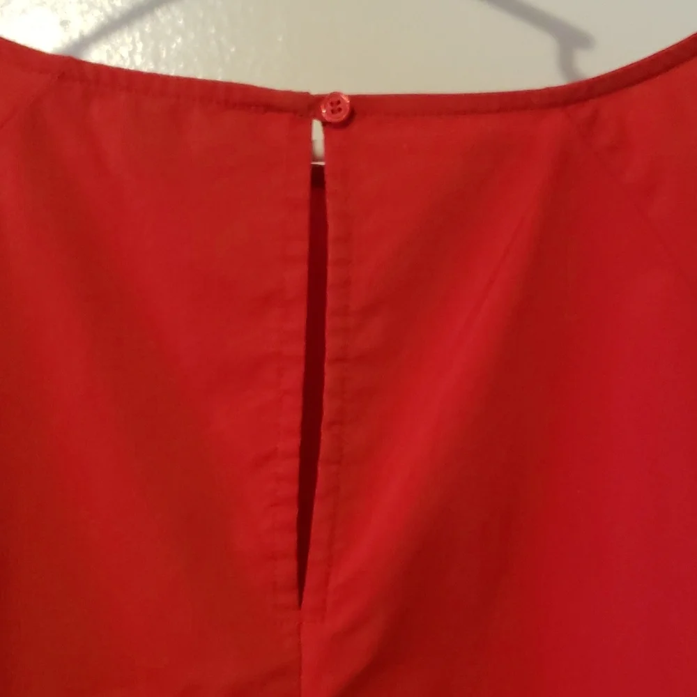 Marled Red Fiesta Blouse - Picture 3 of 9